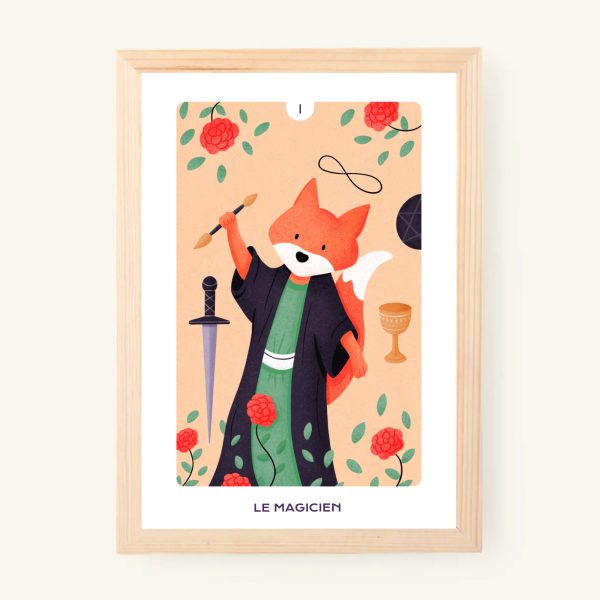 1-illustration+name Le Magicien - A5